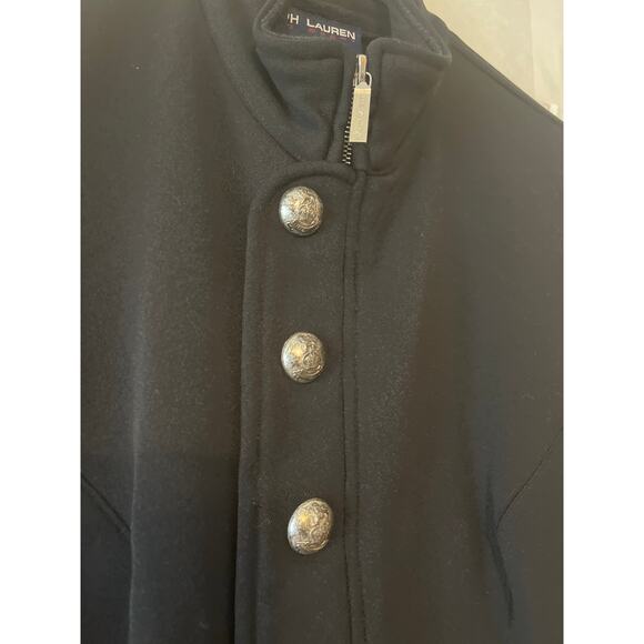 Ralph Lauren Polo Sport Rare Vintage Racing Wool Blend Jump Suit Black Size 8 - Picture 6 of 12